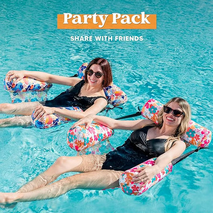 Portable 4-in-1 Inflatable Pool Floats