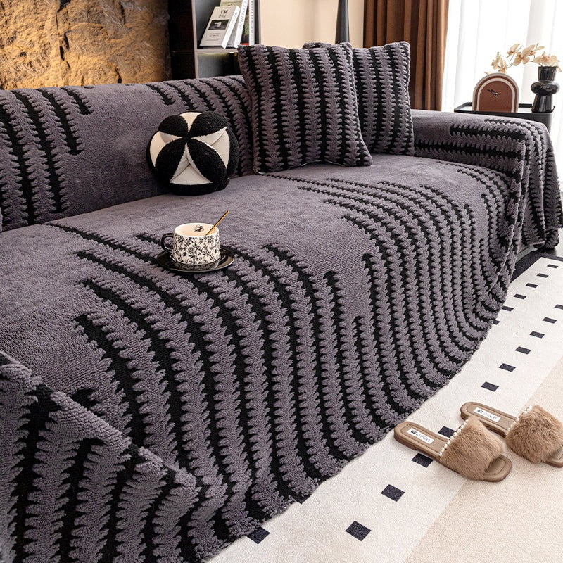 📢50% OFF !⏰Soft Plush Non-Slip Couch Cover