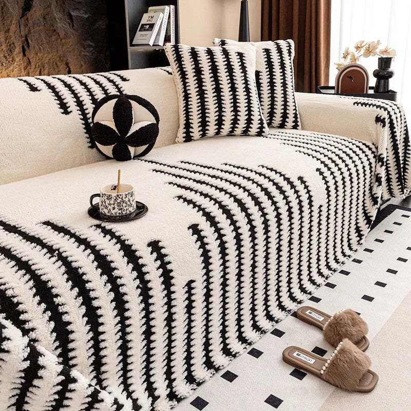 📢50% OFF !⏰Soft Plush Non-Slip Couch Cover