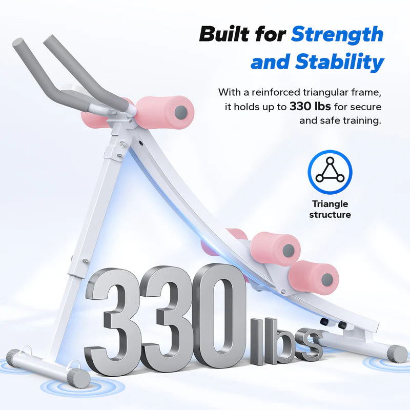 Dual-Track Ab Machine for Core Training