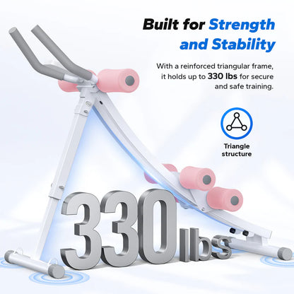 Dual-Track Ab Machine for Core Training