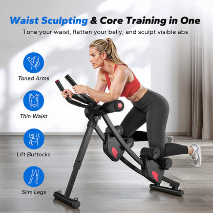 Dual-Track Ab Machine for Core Training