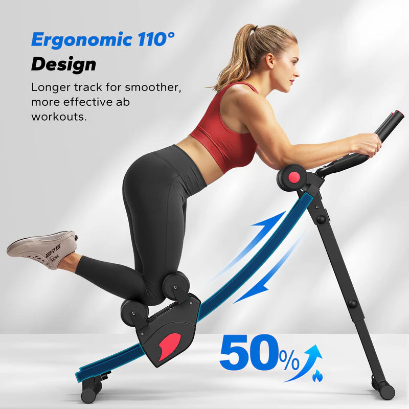 Dual-Track Ab Machine for Core Training