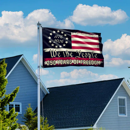We The People 250 Grommet Flag for Semiquincentennial