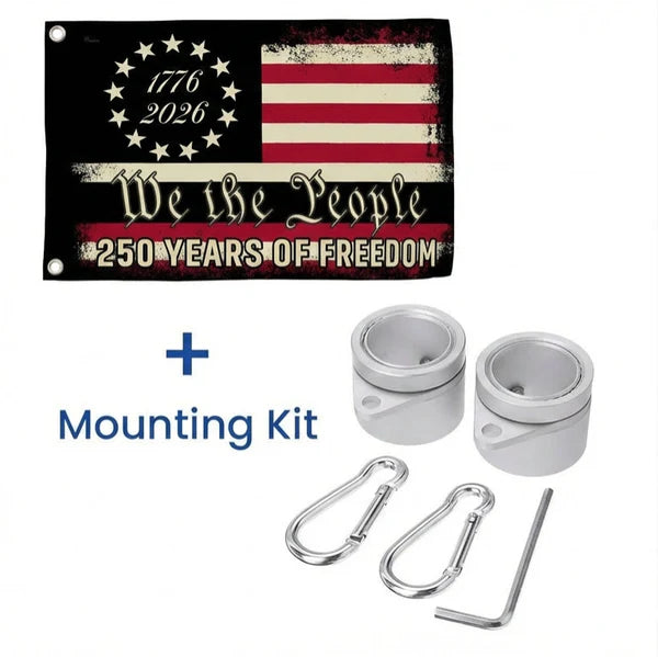 We The People 250 Grommet Flag for Semiquincentennial