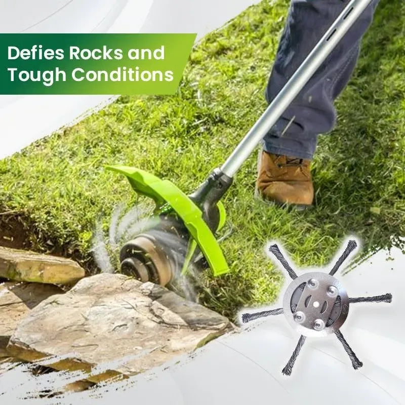 🔥🔥Hot Deal Summer SALE OFF UP TO 50%🔥🔥Universal Steel Wire Wheel Head Grass Trimmer Head