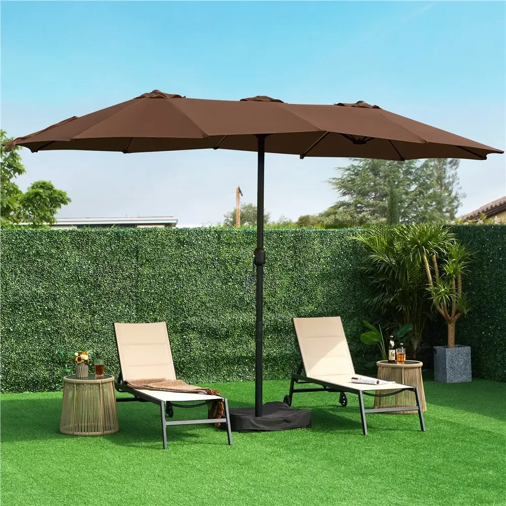 Patio Umbrella with Solar Lights