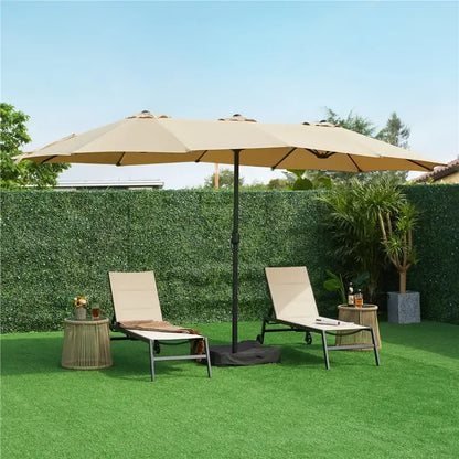 Patio Umbrella with Solar Lights