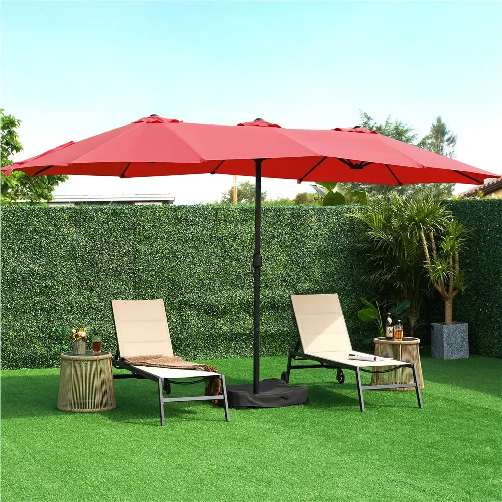 Patio Umbrella with Solar Lights