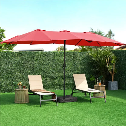 Patio Umbrella with Solar Lights