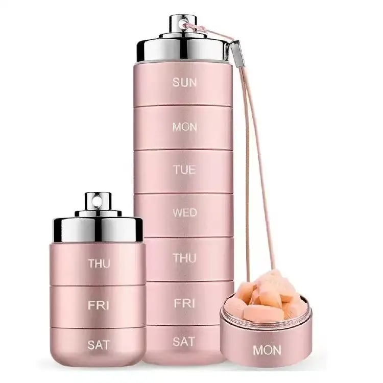 🚀LIMITED OFFER 50% OFF – Shop Now! 🧳💊Metal Travel Pill Organizer