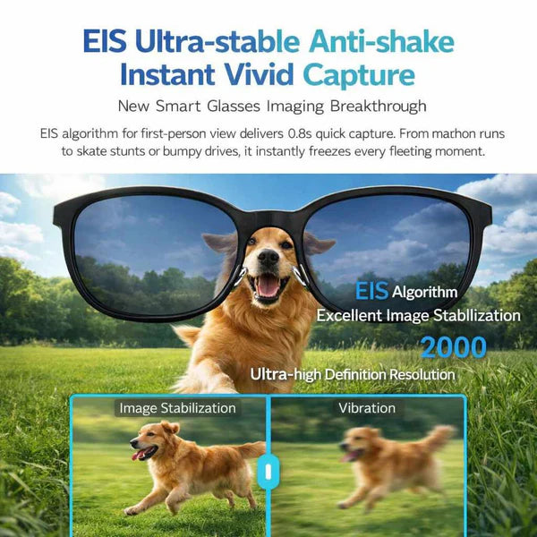 AI Smart Camera Glasses with AR Navigation, Real-Time Translation