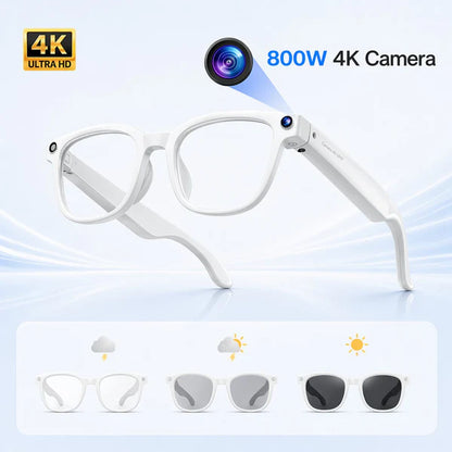 AI Smart Camera Glasses with AR Navigation, Real-Time Translation