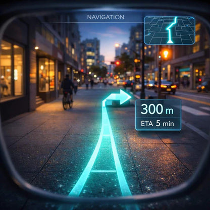 AI Smart Camera Glasses with AR Navigation, Real-Time Translation