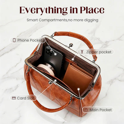 👜 2026 New Retro Fashion Clip Bag👛Combining Elegance and Practicality!