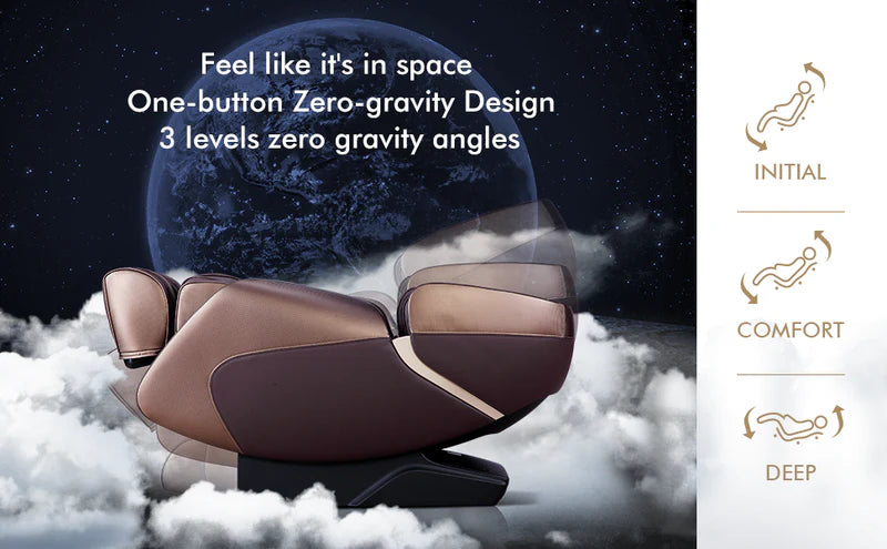Zero-Gravity Shiatsu Massage Chair With Heating (SL-Track)