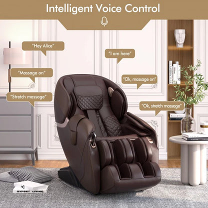 Zero-Gravity Shiatsu Massage Chair With Heating (SL-Track)