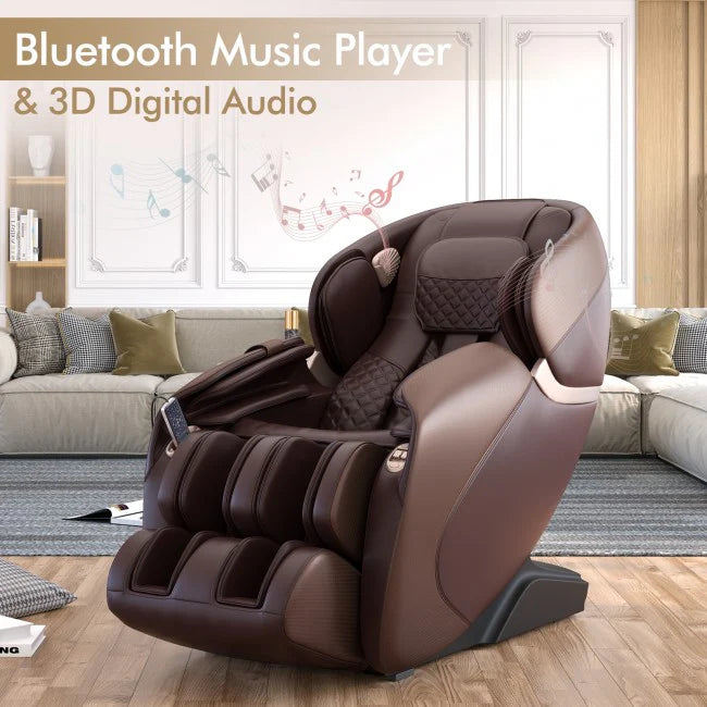 Zero-Gravity Shiatsu Massage Chair With Heating (SL-Track)
