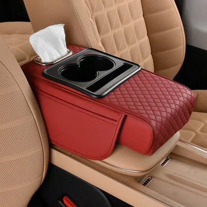 Multifunctional PU Leather Car Armrest Box Mat