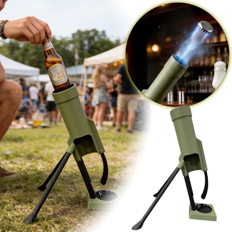 🔥Best Seller - Last Day 50% OFF✨Hands-Free Beer Bottle Opener Push-Style Kitchen Bar Tool 2026 🍻🔥