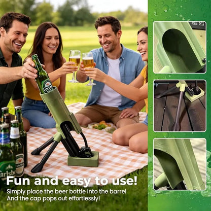 🔥Best Seller - Last Day 50% OFF✨Hands-Free Beer Bottle Opener Push-Style Kitchen Bar Tool 2026 🍻🔥