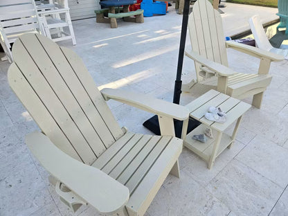 Pocklad Foldable Adirondack Chairs with Cup Holders