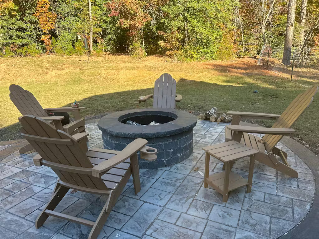 Pocklad Foldable Adirondack Chairs with Cup Holders