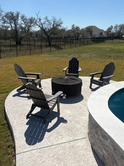 Pocklad Foldable Adirondack Chairs with Cup Holders
